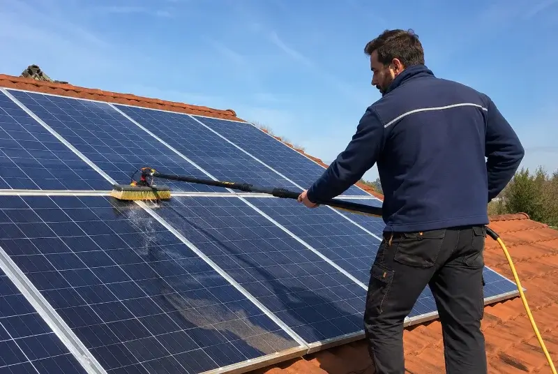 Nettoyage et entretien de panneaux solaires à Lannoy
